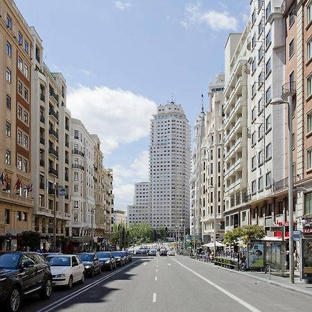 Gran Via Apartment Madrid Bagian luar foto